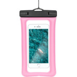 Waterproof Bag For Mobile Phone With Plastic Closing Airbag Pink OEM