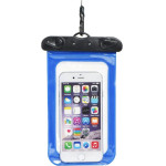 Waterproof Bag For Mobile Phone With Plastic Closing Blue OEM