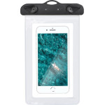 Waterproof Bag For Mobile Phone With Plastic Closing White OEM