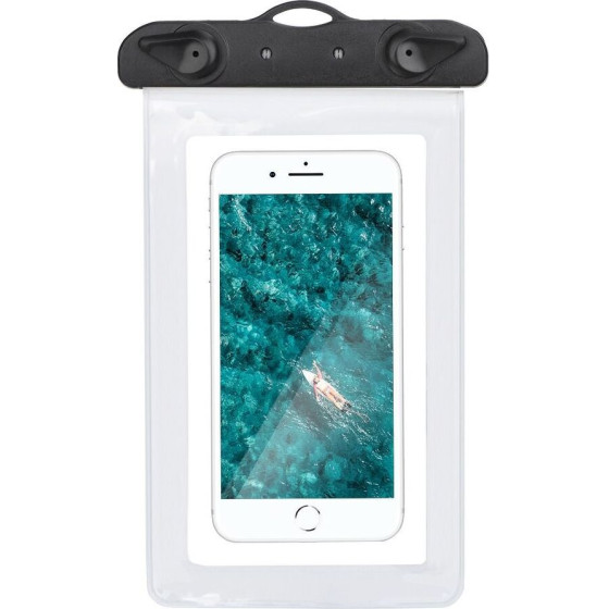 Waterproof Bag For Mobile Phone With Plastic Closing White OEM