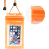 Waterproof Bag For Mobile Phone With Zipper Closing Orange OEM