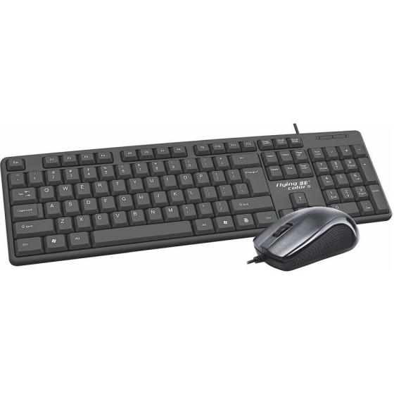 Wire Set Usb A Keyboard Qwerty + Mosue K3186 U+U OEM