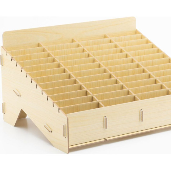 Wooden Storage For 48 Smartphones OEM