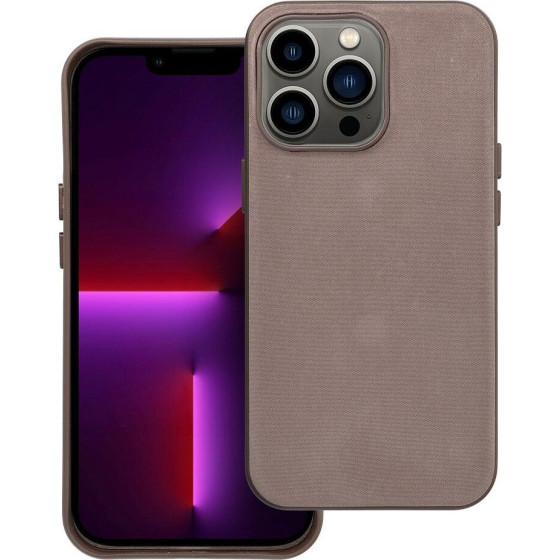 Woven Mag Cover Case Compatible With Magsafe For Iphone 13 Pro Light Brown OEM