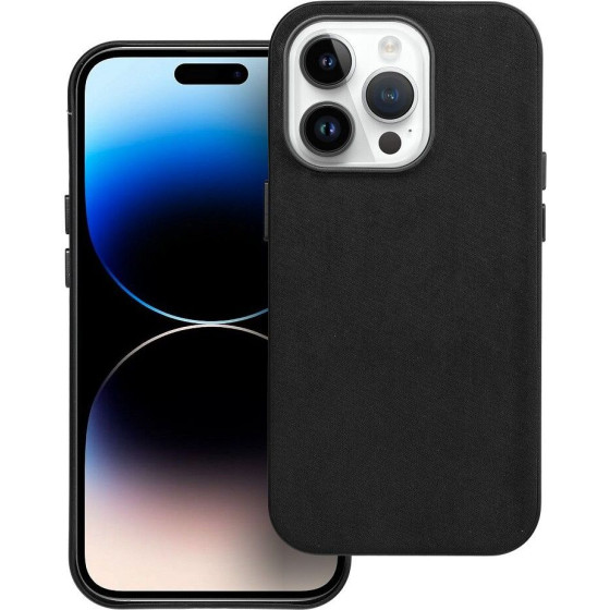 Woven Mag Cover Case Compatible With Magsafe For Iphone 14 Pro Black OEM