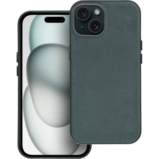 Woven Mag Cover Case Compatible With Magsafe For Iphone 15 Green OEM
