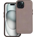 Woven Mag Cover Case Compatible With Magsafe For Iphone 15 Light Brown OEM