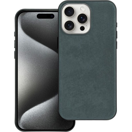 Woven Mag Cover Case Compatible With Magsafe For Iphone 15 Pro Max Green OEM