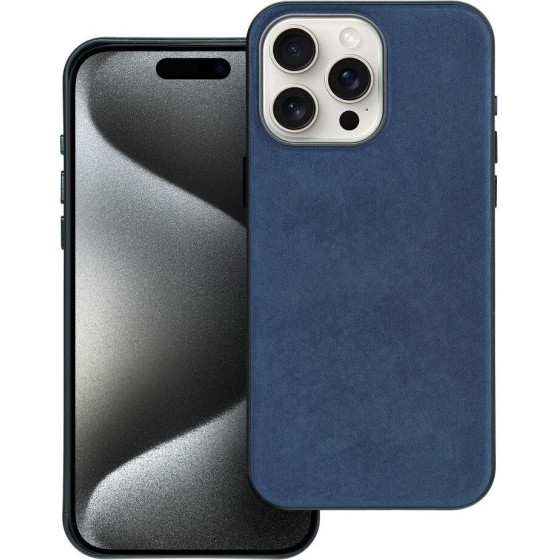 Woven Mag Cover Case Compatible With Magsafe For Iphone 15 Pro Max Sea Blue OEM