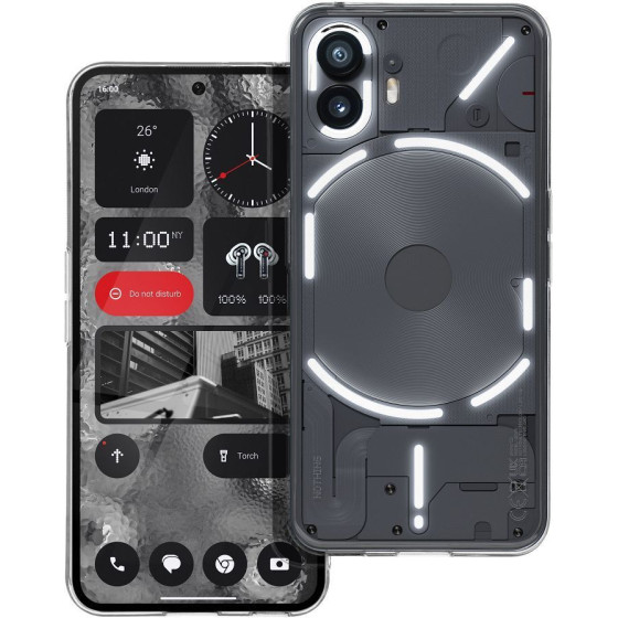 Clear Case 2 Mm For Nothing Phone 2 (Camera protection) Transparent OEM
