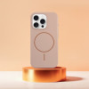 Premium Glossy Mag Cover Compatible With Magsafe And Camera Control Button For Iphone 16 Plus Desert Gold OEM