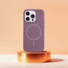 Premium Glossy Mag Cover Compatible With Magsafe And Camera Control Button For Iphone 16 Plus Purple OEM