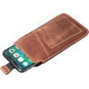 Royal Crazy Horse - Leather Universal pull-Up Pocket / Brown - Size L - Iphone 6 / 7 / 8 OEM