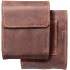 Royal Crazy Horse Universal Horizontal Leather Belt Holster Size V For Samsung Flip 1 / 2 / 3 / 4 / Huawei P50 Pocket / Motorola Razr 5G Brown OEM