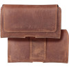 Royal Crazy Horse Universal Horizontal Leather Belt Holster Size Xl Iphone 13 Pro Max / 14 Pro Max / Samsung S21 Plus / S20 Fe / A50 / A51 5G / Huawei P30 Pro / P40 Pro / Oppo A98 5G Brown OEM