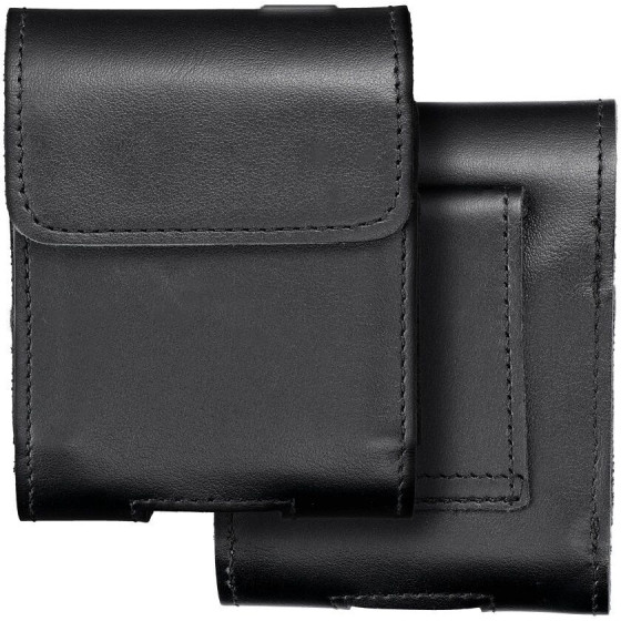 Royal Universal Horizontal Leather Belt Holster Size V For Samsung Flip 1 / 2 / 3 / 4 / Huawei P50 Pocket / Motorola Razr 5G Black OEM