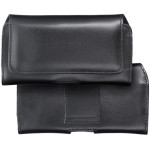 Royal Universal Horizontal Leather Belt Holster Size Xl For Iphone 13 Pro Max / 14 Pro Max / Samsung S21 Plus / S20 Fe / A50 / A51 5G / Huawei P30 Pro / P40 Pro / Oppo A98 5G Black OEM