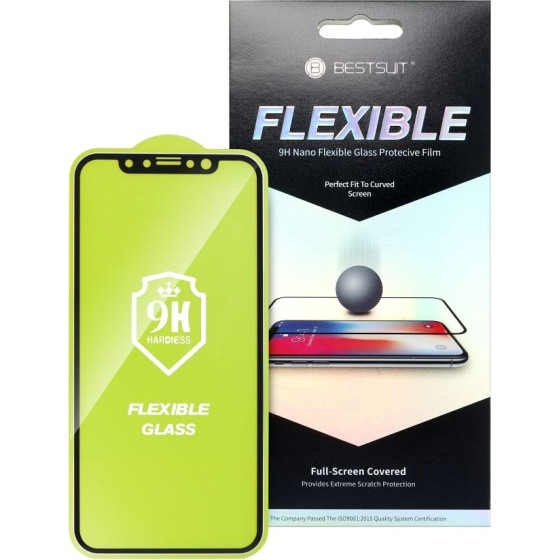 Bestsuit Flexible Hybrid Glass 5D for Apple iPhone 14 Pro black