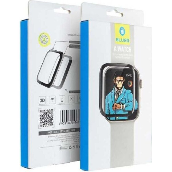 Blueo 5D Mr. Monkey Glass - for Apple Watch Ultra / Ultra 2 black (Strong HD)