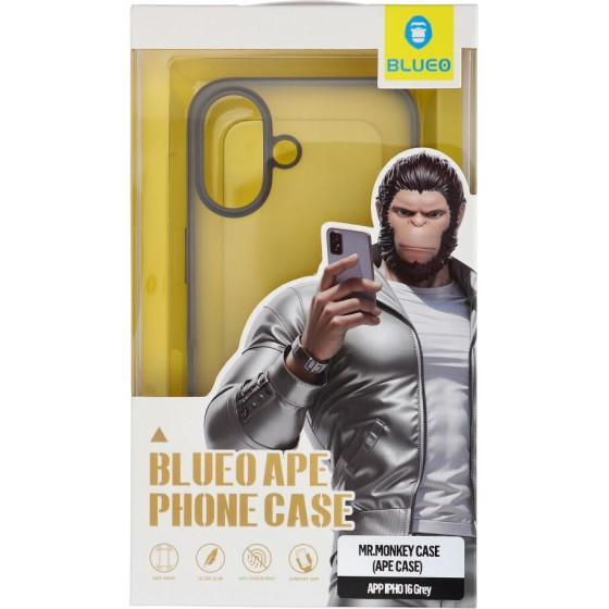 Blueo APE Phone Case - Apple iPhone 16 gray