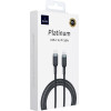 WiWU - Platinum Series Data Cable Wi-C013 USB C to Lightning 30W 1,2m - black