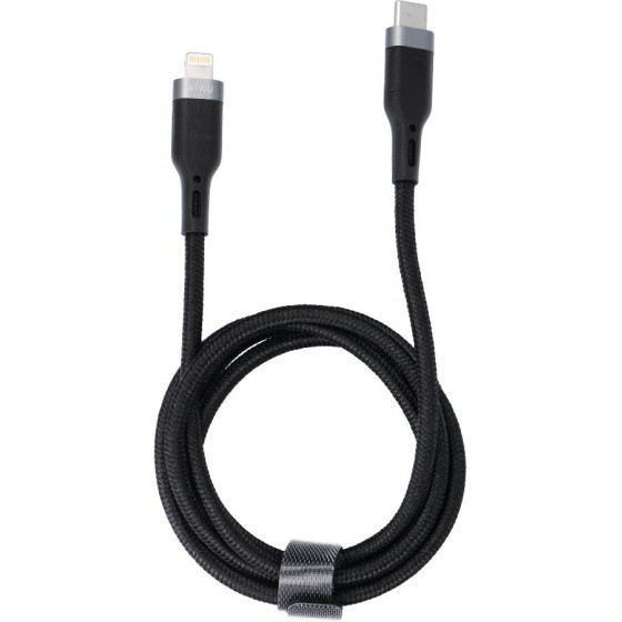 WiWU - Platinum Series Data Cable Wi-C013 USB C to Lightning 30W 1,2m - black