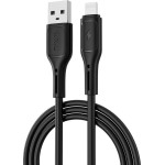 WiWU - Starlink Series Data Cable Wi-C001 USB A to Lightning 2,4A - black