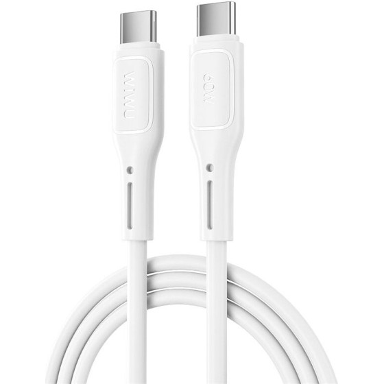 WiWU - Starlink Series Data Cable Wi-C043E USB C to USB C 30W - white