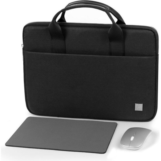 WiWU - Waterproof Laptop Genius Combo 3in1 set (laptop bag 15,6''+mouse+mouse pad) - black