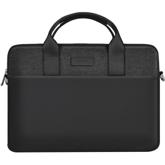 WiWU - Waterproof Laptop Handbag 15,6'' Minimalist - black