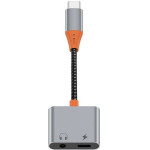 WiWU - Audio adapter LT10 Typ C to Typ C + 3.5mm