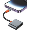 WiWU - Audio adapter LT10 Typ C to Typ C + 3.5mm