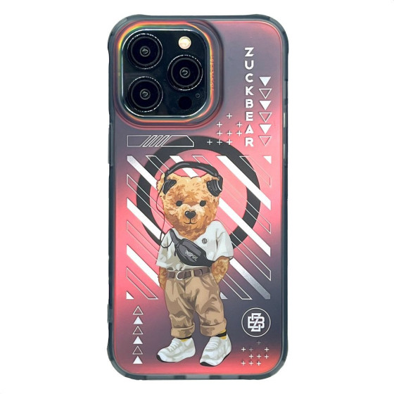 Zuck Bear case NEW YORK NEVER SLEEPS MAG compatible with MagSafe for IPHONE 15 Pro manhattan urbane