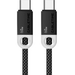 Cabletime ������� USB-C CT-CM60-PBW, 60W PD, 480Mbps, 0.25m, ����� - (CT-CM60-PBW0.25)
