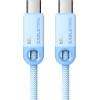 Cabletime ������� USB-C CT-CM60-PBW, 60W PD, 480Mbps, 1m, ���� - (CT-CM60-PBL1)