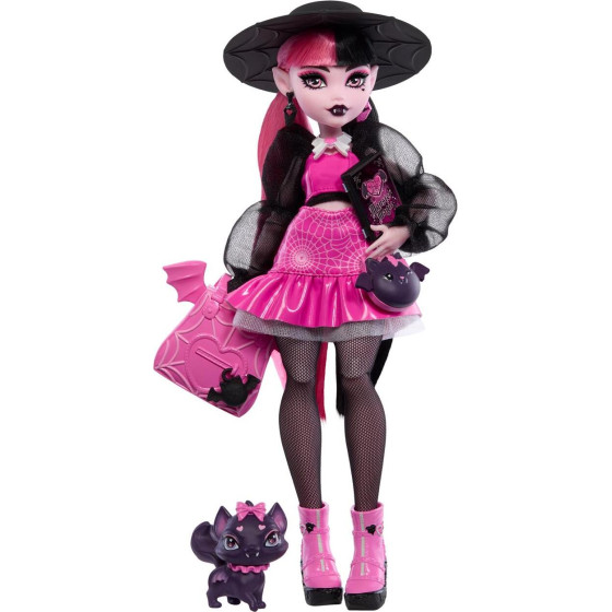 Mattel Monster High: Draculaura - Fashion Doll With Pet (HRP64)