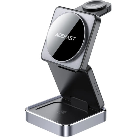 Acefast 3 In 1 Inductive Charger - Black - (E20)