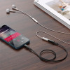 Acefast Audio Cable Mfi Lightning - 3.5mm Mini Jack (female) 18cm, Aux Black (C1-05 black) - (C1-05-L-3,5mm black)
