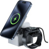 Acefast Rubik's Cube 3 In 1 Inductive Charger - Black - (E18)