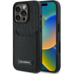 Karl Lagerfeld Cardslots Monogram Iphone 16 Pro Case - Black - (KF002309-0)