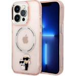 Karl Lagerfeld Iconic Karl&Choupette Magsafe Case For Iphone 14 Pro - Pink - (KF001366-0)