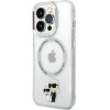 Karl Lagerfeld Iconic Karl&Choupette Magsafe Case For Iphone 14 Pro Max - Transparent - (KF001369-0)