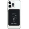 Karl Lagerfeld Nft Outline Ikonik Magsafe 5000mAh Induction Power Bank - Black - (KF001778-0)