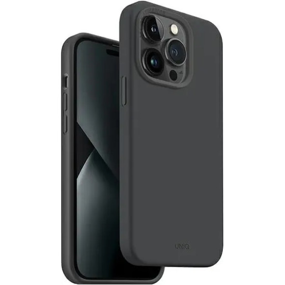 UNIQ Lino Hue Magclick Charging Case For Iphone 14 Pro Max - Gray - (Uni000751-0)