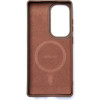 Wozinsky Carbon Fiber Case With Magsafe For Samsung Galaxy S25 - Brown - (Wozinsky Magsafe Carbon Fibre Case Samsung Galaxy S25 Gold)