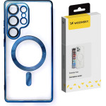 Wozinsky Electroplated Case With Magsafe For Samsung Galaxy S25 Ultra - Blue - (Wozinsky Electroplated Magsafe Case Samsung Galaxy S25 Ultra Blue)