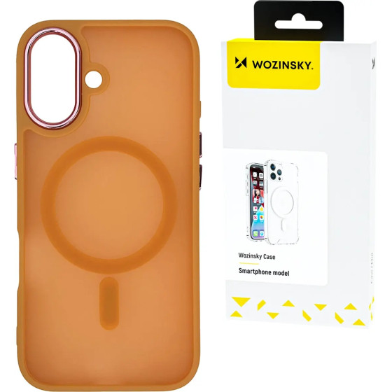Wozinsky Fashion Case Magsafe For Samsung Galaxy S25+ - Orange - (Wozinsky Fashion Case Magsafe Samsung Galaxy S25+ Orange)
