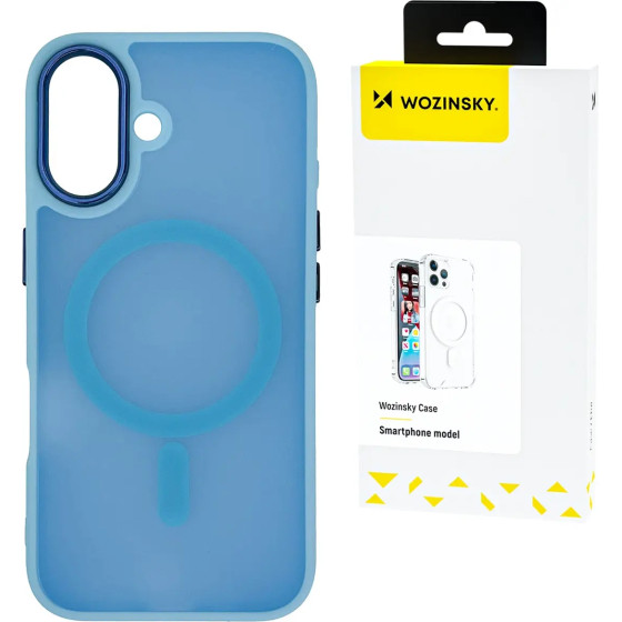 Wozinsky Fashion Case With Magsafe For Samsung Galaxy S24 Fe - Blue - (Wozinsky Fashion Case Magsafe Samsung Galaxy S24 Fe Lavender)