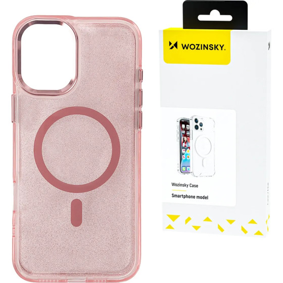 Wozinsky Glitter Case For Samsung Galaxy S25 - Pink With Glitter - (Wozinsky Glitter Case Samsung Galaxy S25 Pink)