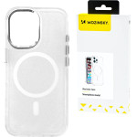 Wozinsky Glitter Case With Mag Safe For Samsung Galaxy S24 Fe - Clear With Glitter - (Wozinsky Glitter Case Magsafe Samsung Galaxy S24 Fe White)